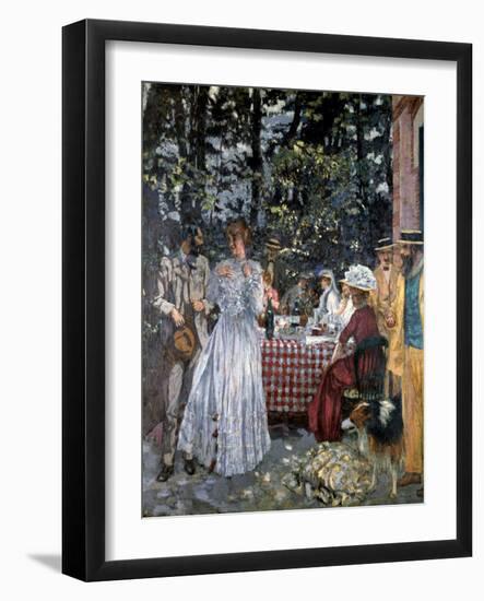 Lunch at Vasouy, 1901-Edouard Vuillard-Framed Giclee Print