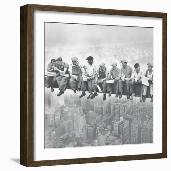 Lunch Atop A Skyscraper - Detail-The Chelsea Collection-Framed Giclee Print