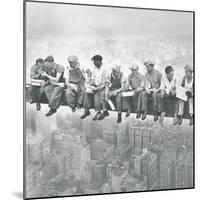 Lunch Atop A Skyscraper - Detail-The Chelsea Collection-Mounted Giclee Print