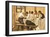 Lunch, C.1910-Albin Egger-lienz-Framed Giclee Print