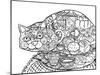 Lunch Cat-Oxana Zaika-Mounted Giclee Print