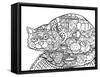 Lunch Cat-Oxana Zaika-Framed Stretched Canvas