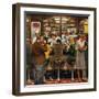 "Lunch Counter," October 12, 1946-John Falter-Framed Premium Giclee Print