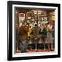 "Lunch Counter," October 12, 1946-John Falter-Framed Giclee Print