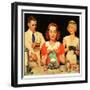 "Lunch Counter Wait,"August 1, 1934-Ralph P. Coleman-Framed Giclee Print