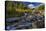 Lunch Creek with Pollock Mountain in Glacier National Park, Montana, USA-Chuck Haney-Stretched Canvas