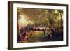 Lunch Given by Louis-Philippe for Queen Victoria in the Forest of Eu, 6th September 1843, 1844…-Karl Girardet-Framed Giclee Print