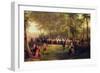 Lunch Given by Louis-Philippe for Queen Victoria in the Forest of Eu, 6th September 1843, 1844…-Karl Girardet-Framed Giclee Print