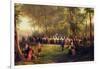 Lunch Given by Louis-Philippe for Queen Victoria in the Forest of Eu, 6th September 1843, 1844…-Karl Girardet-Framed Giclee Print