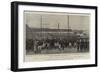 Lunch Given by Marshal Oyama at the Dock Side, Port Arthur-null-Framed Giclee Print