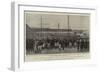 Lunch Given by Marshal Oyama at the Dock Side, Port Arthur-null-Framed Giclee Print