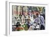 Lunch in the City-Peter Adams-Framed Giclee Print
