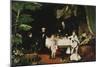 Lunch in the Conservatory, 1877-Louise Abbema-Mounted Giclee Print