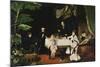 Lunch in the Conservatory, 1877-Louise Abbema-Mounted Giclee Print