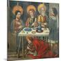 Lunch in the House of Simon the Pharisee with Mary Magdalene Drying Jesus' Feet with Her Hair-null-Mounted Giclee Print