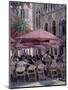 Lunch in the Shade, Monte Carlo-Rosemary Lowndes-Mounted Giclee Print