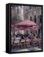 Lunch in the Shade, Monte Carlo-Rosemary Lowndes-Framed Stretched Canvas