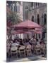 Lunch in the Shade, Monte Carlo-Rosemary Lowndes-Mounted Giclee Print