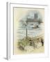 Lunch on Terrace Overlooking the Thames-Dudley Hardy-Framed Giclee Print