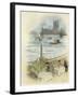 Lunch on Terrace Overlooking the Thames-Dudley Hardy-Framed Giclee Print