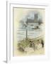 Lunch on Terrace Overlooking the Thames-Dudley Hardy-Framed Giclee Print
