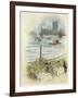 Lunch on Terrace Overlooking the Thames-Dudley Hardy-Framed Giclee Print