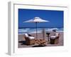 Lunch Set Up on Keurboom Beach for Guests at the Plettenberg-John Warburton-lee-Framed Photographic Print