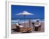 Lunch Set Up on Keurboom Beach for Guests at the Plettenberg-John Warburton-lee-Framed Photographic Print