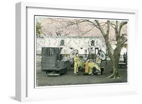 Lunch Stand in a Public Park, Japan, 1904-null-Framed Giclee Print