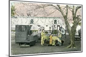 Lunch Stand in a Public Park, Japan, 1904-null-Mounted Giclee Print