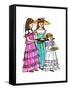 Lunch with Mr. Father - Jack & Jill-Joy Friedman-Framed Stretched Canvas