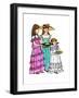 Lunch with Mr. Father - Jack & Jill-Joy Friedman-Framed Premium Giclee Print