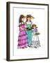 Lunch with Mr. Father - Jack & Jill-Joy Friedman-Framed Giclee Print