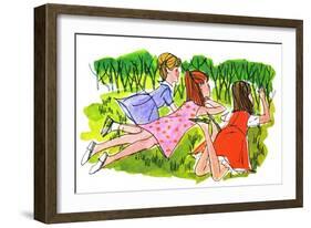 Lunch with Mr. Father - Jack & Jill-Joy Friedman-Framed Giclee Print