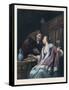 Lunch with Oysters and Wine-Frans Van Mieris-Framed Stretched Canvas