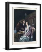 Lunch with Oysters and Wine-Frans Van Mieris-Framed Giclee Print