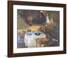 Lunch-Claude Monet-Framed Art Print