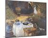 Lunch-Claude Monet-Mounted Art Print