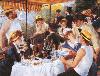 Luncheon At The Boating Party-Pierre-Auguste Renoir-Framed Textured Art