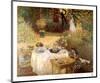 Luncheon in the Garden-Claude Monet-Mounted Art Print