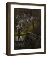 Luncheon in the Park-Pyotr Alexandrovich Sukhodolsky-Framed Giclee Print