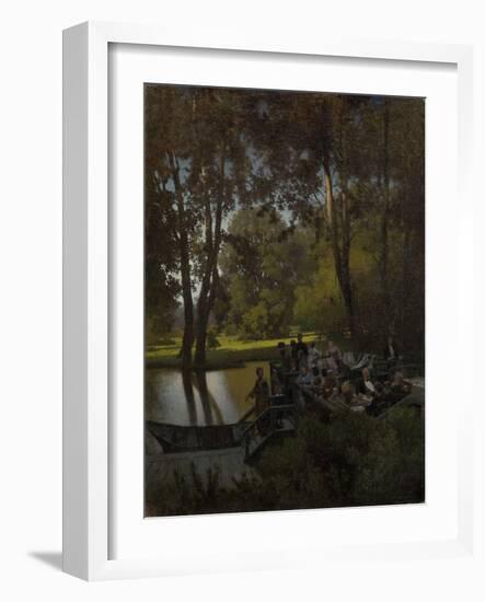 Luncheon in the Park-Pyotr Alexandrovich Sukhodolsky-Framed Giclee Print