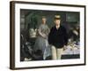 Luncheon in the Studio, 1868-Edouard Manet-Framed Giclee Print