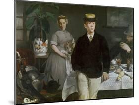 Luncheon in the Studio, 1868-Edouard Manet-Mounted Giclee Print