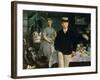 Luncheon in the Studio, 1868-Edouard Manet-Framed Giclee Print