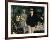 Luncheon in the Studio, 1868-Edouard Manet-Framed Giclee Print