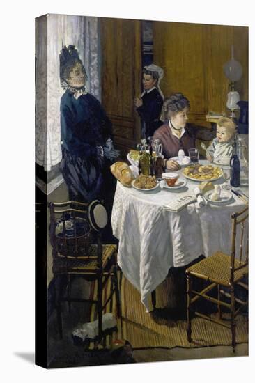 Luncheon (Le Déjeuner), 1868-Claude Monet-Stretched Canvas