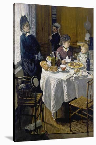 Luncheon (Le Déjeuner), 1868-Claude Monet-Stretched Canvas