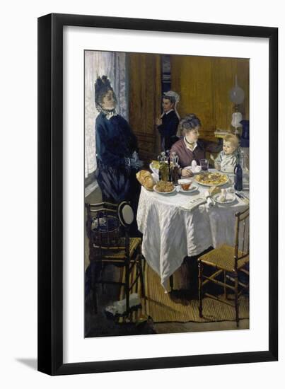 Luncheon (Le Déjeuner), 1868-Claude Monet-Framed Giclee Print