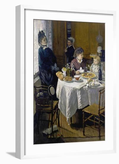 Luncheon (Le Déjeuner), 1868-Claude Monet-Framed Giclee Print